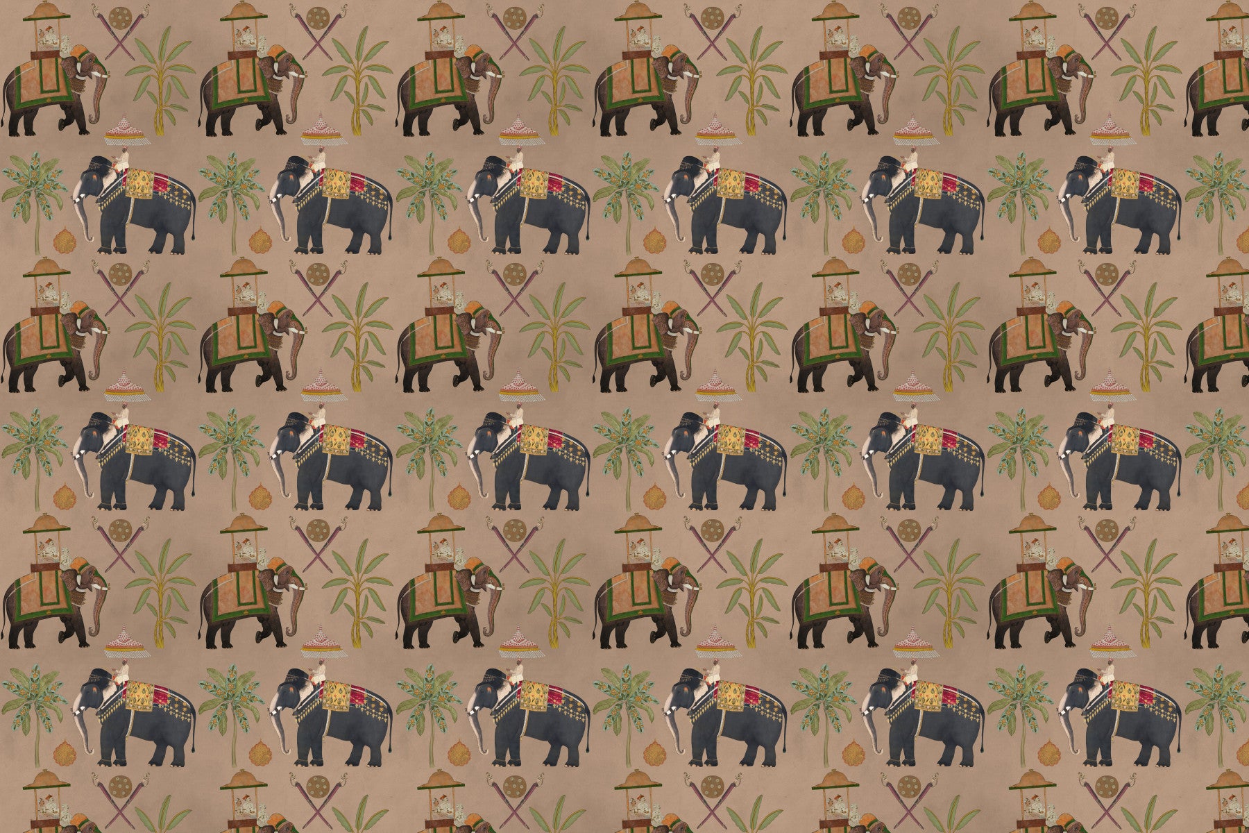 Regal Elephant  Wall Mural