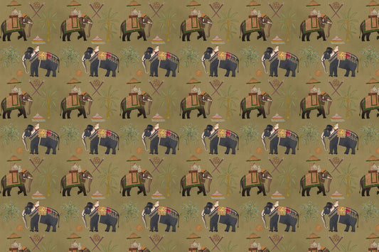 Regal Elephant Journeys Wall Mural