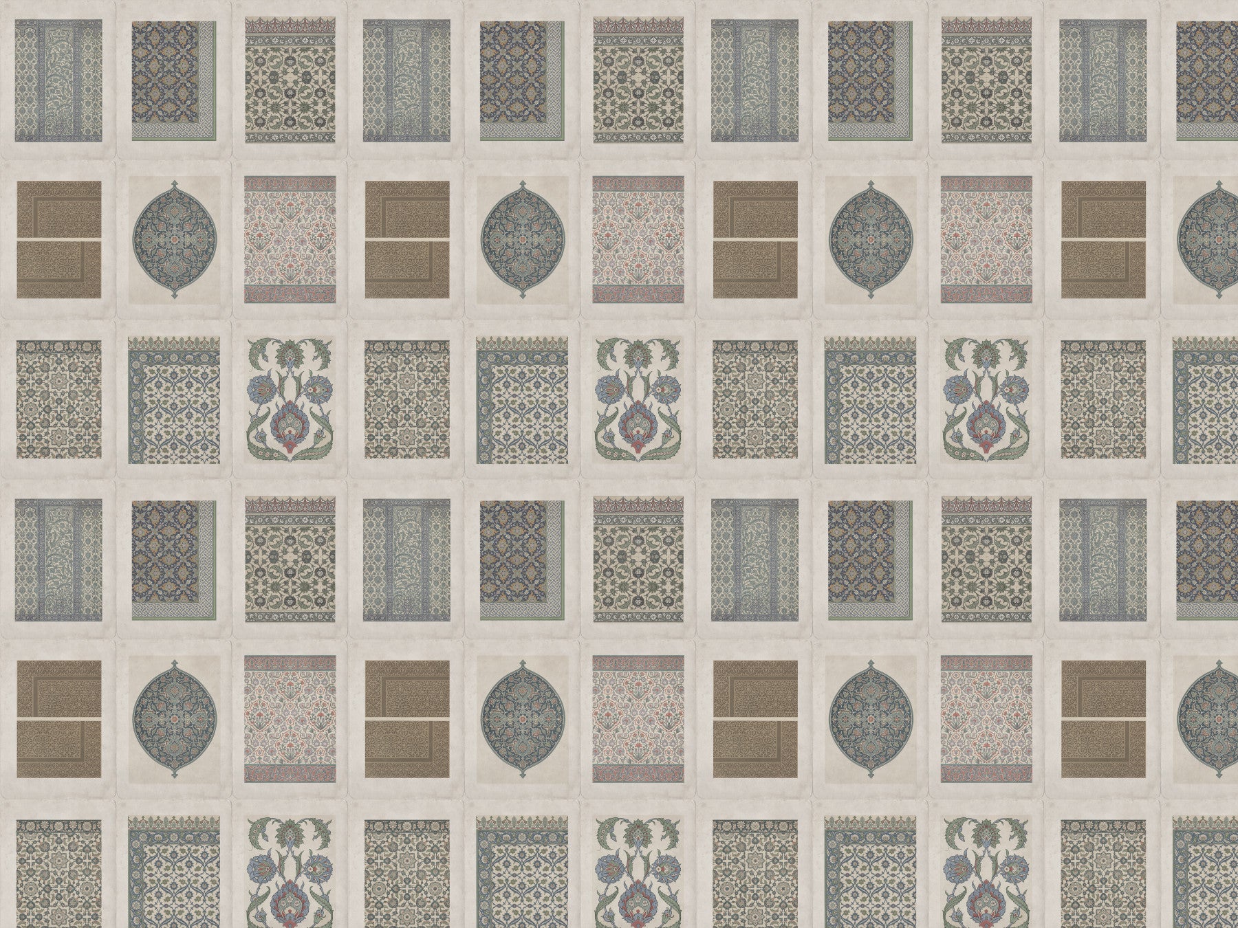 Heritage Pattern Gallery Wall Mural