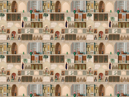 Eastern Palace Panorama Wall Mural