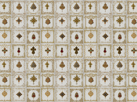 Jeweled Elegance Pattern Wall Mural