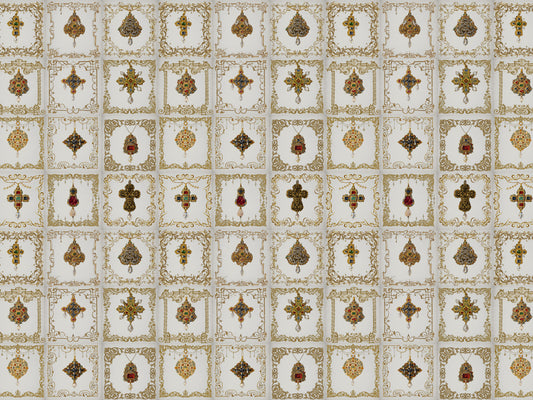 Jeweled Elegance Pattern Wall Mural