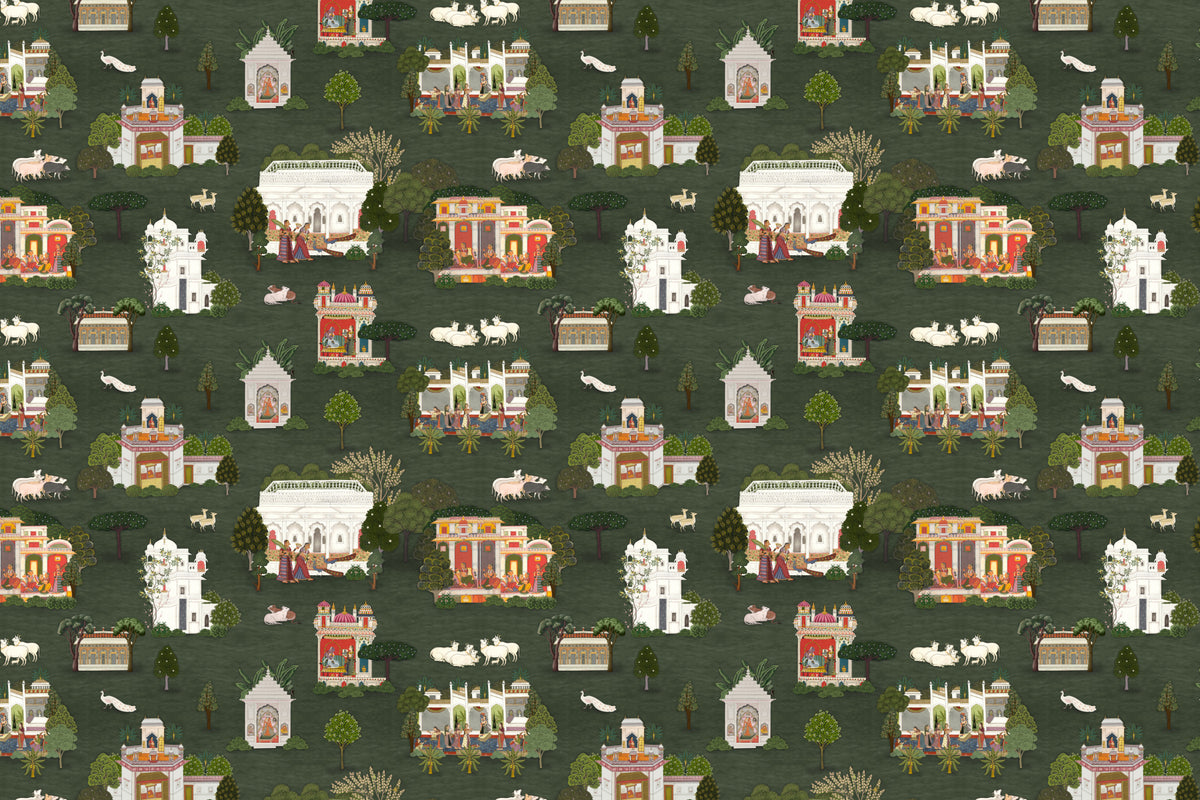 Mughal Palace Dreams Wall Mural