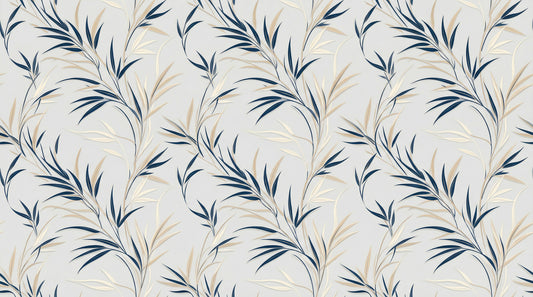Serene Leaf Sway Wall Mural