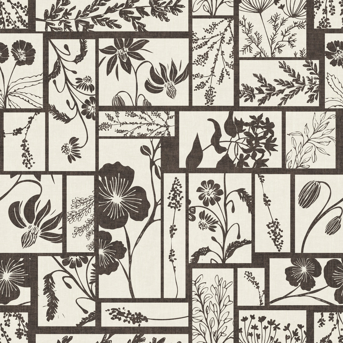 Timeless Flora Tile Wallpaper⁠ in your room — zoomed