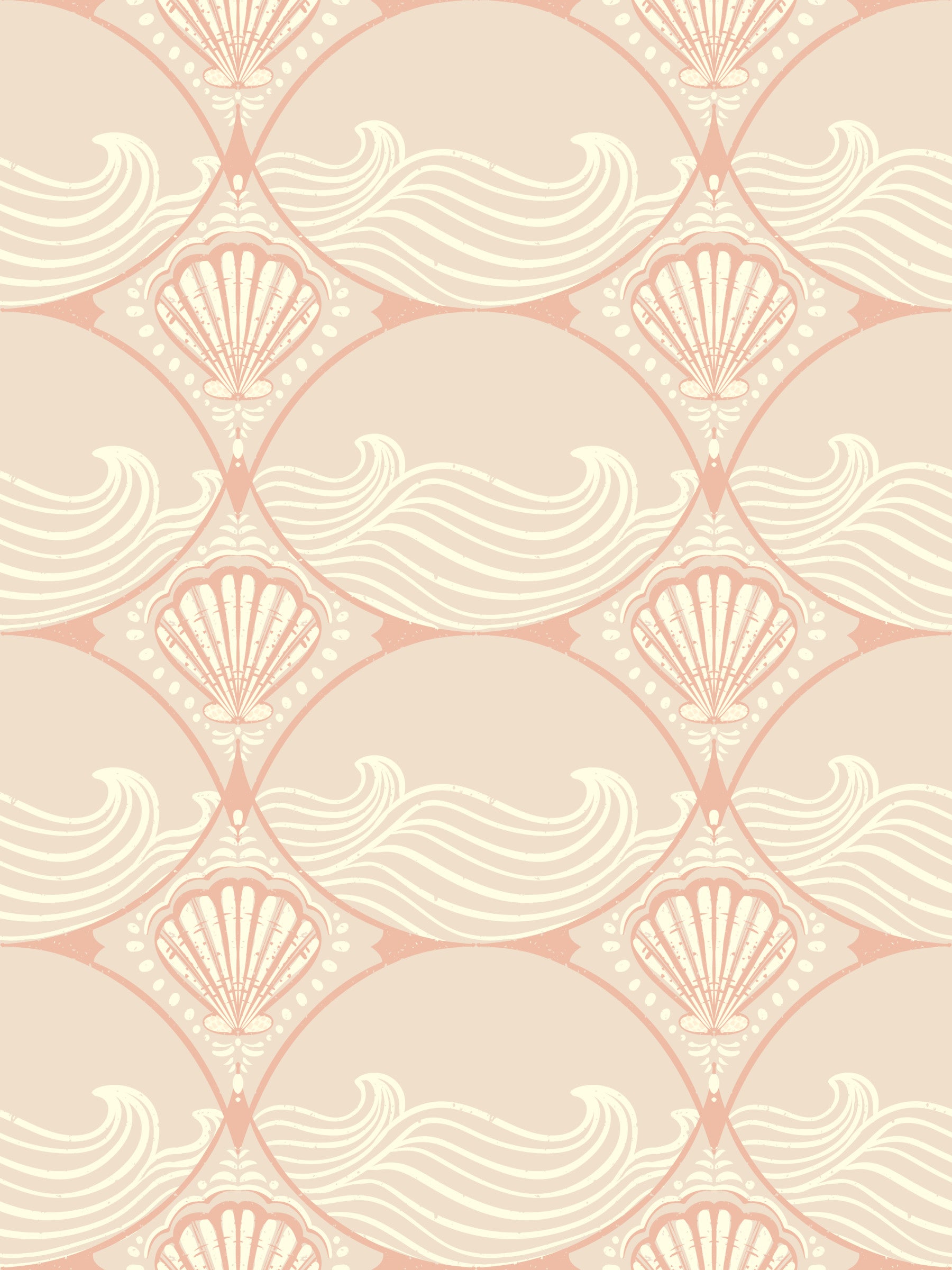Seaside Serenity Pattern Wallpaper⁠