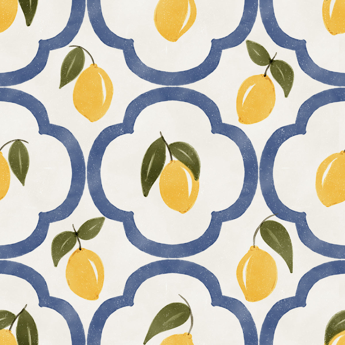 Mediterranean Leomons Decor Wallpaper⁠ in your room — zoomed