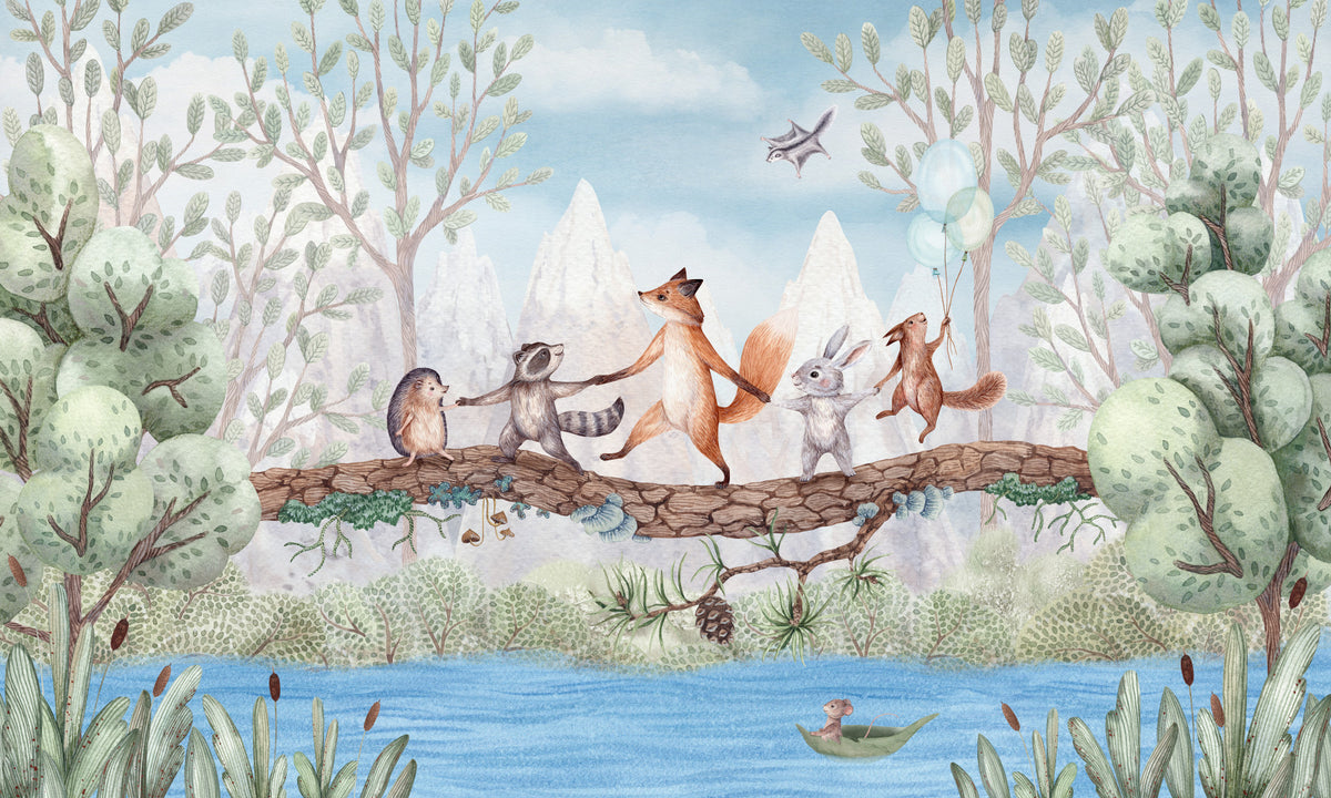 Animal Adventure Wall Mural