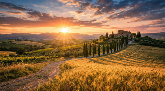 Tuscan Golden Hour Wall Mural