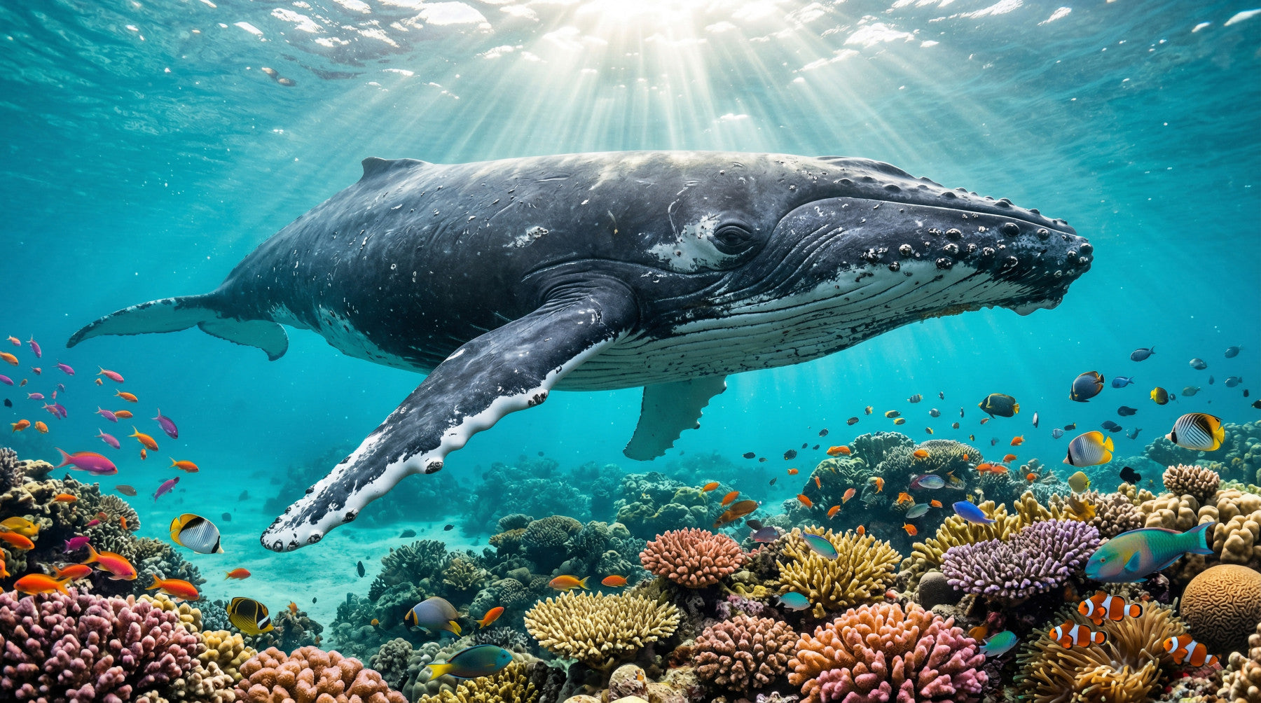 Underwater Paradise Wall Mural