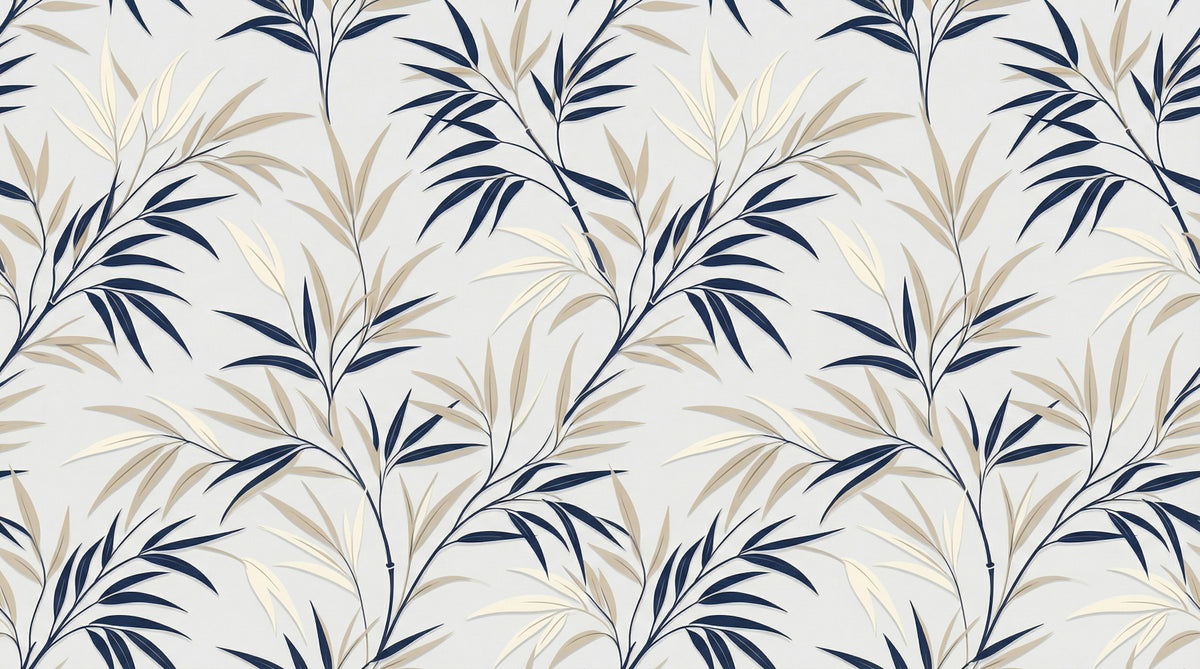 Serene Bamboo Whispers Wall Mural
