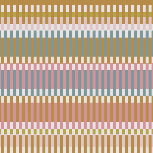 Retro Weave Blocks Wallpaper⁠