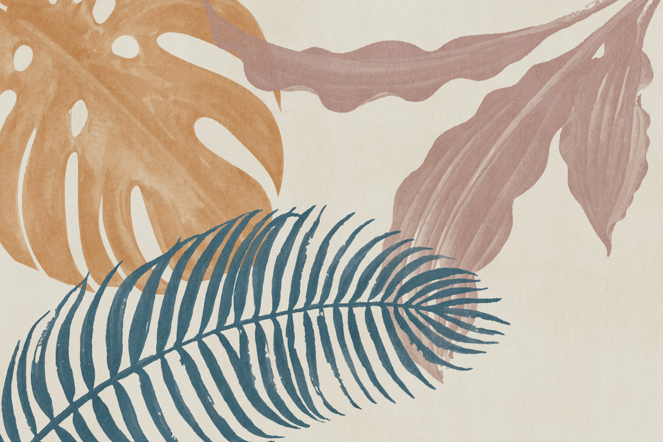 Subtle Botanical Flow Wall Mural