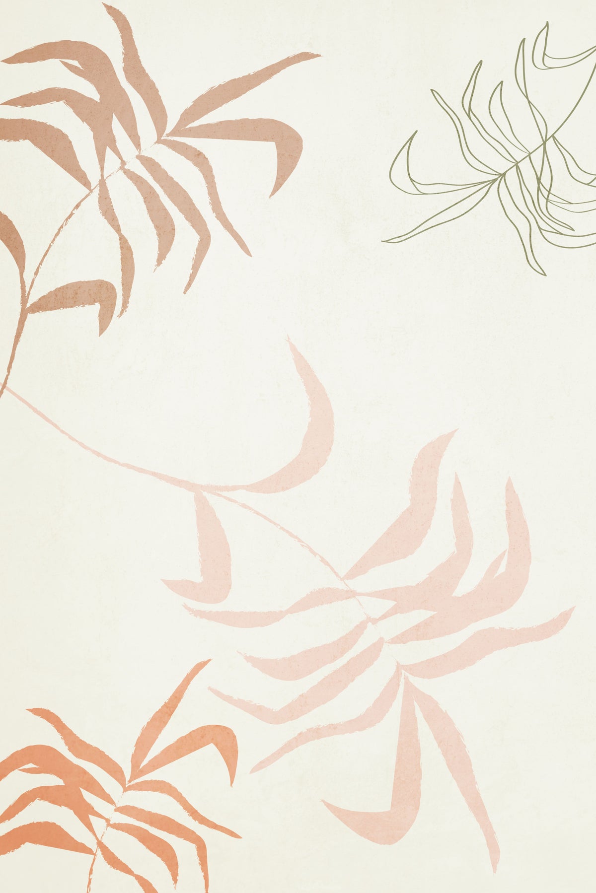 Ethereal Fronds Wall Mural