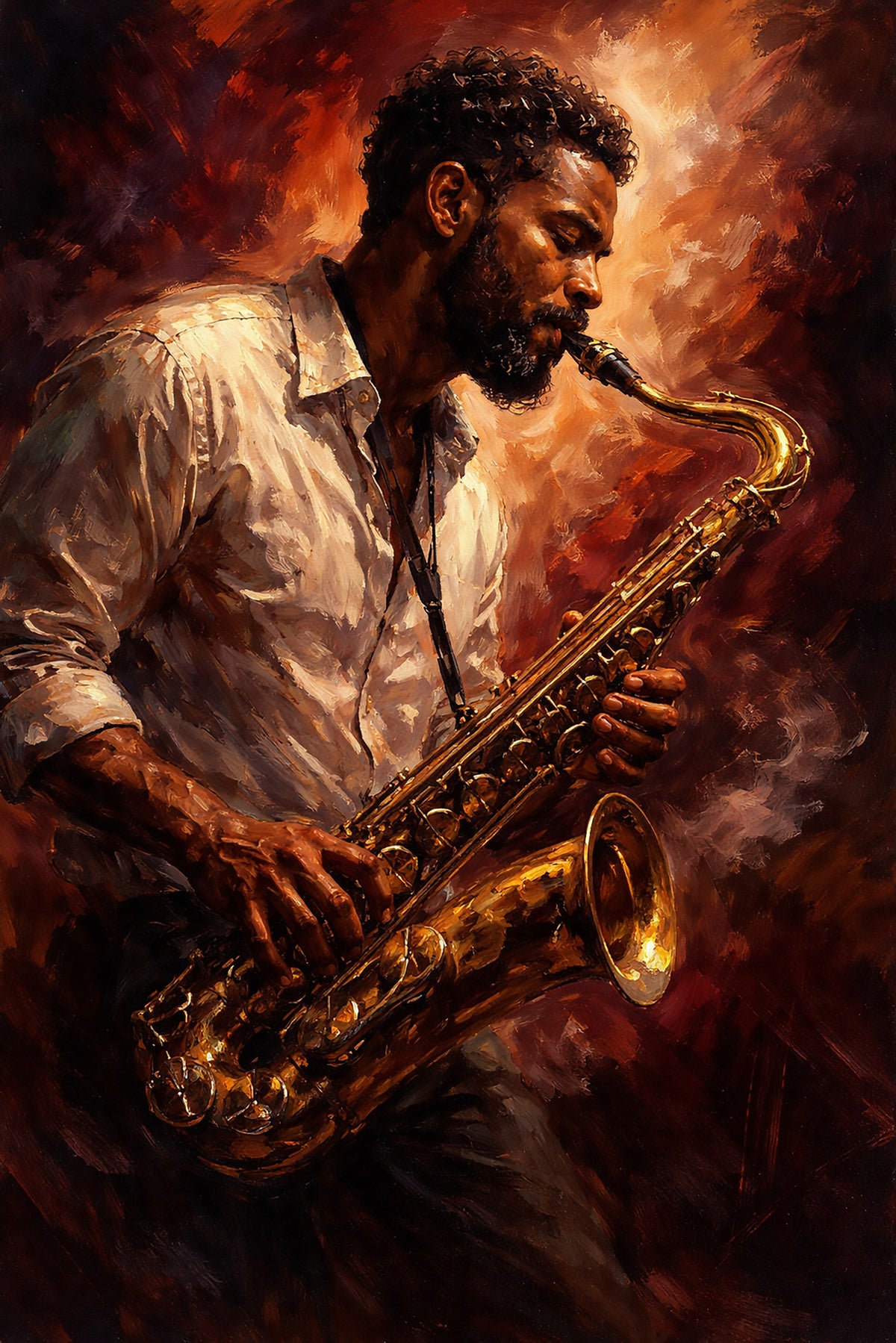 Golden Horn, Fiery Soul Wall Mural in your room — zoomed