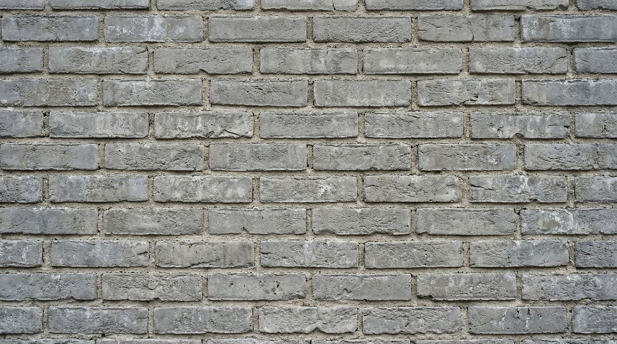 Urban Gray Brick Texture Wall Mural