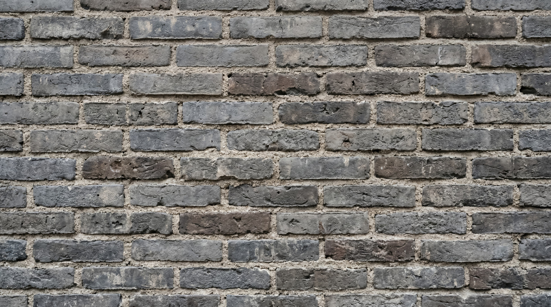 Urban Gray Brickwork Texture Wall Mural