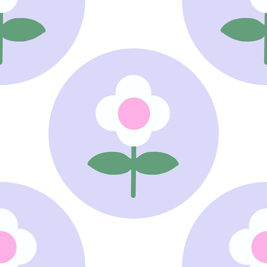 Soft Lavender Bloom Wallpaper⁠