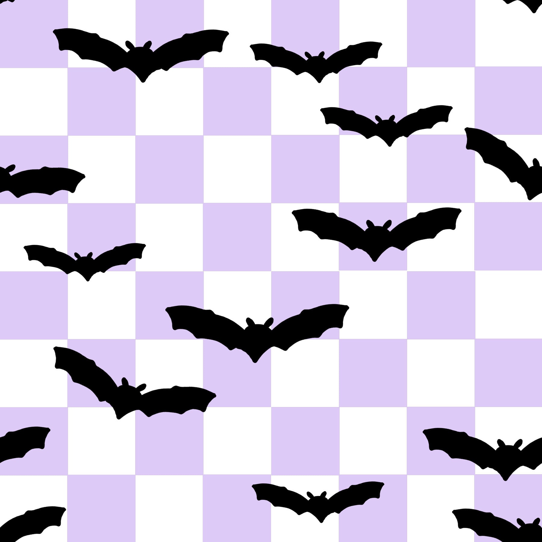 Checkered Bats in Purple Wallpaper⁠