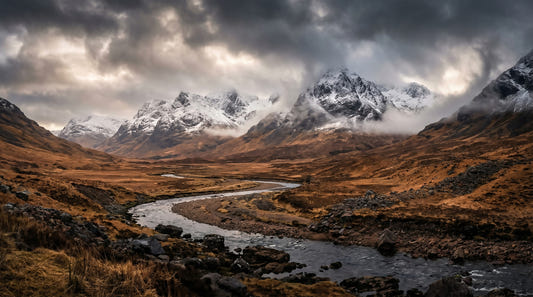 Rugged Mountain Flow Wall Mural