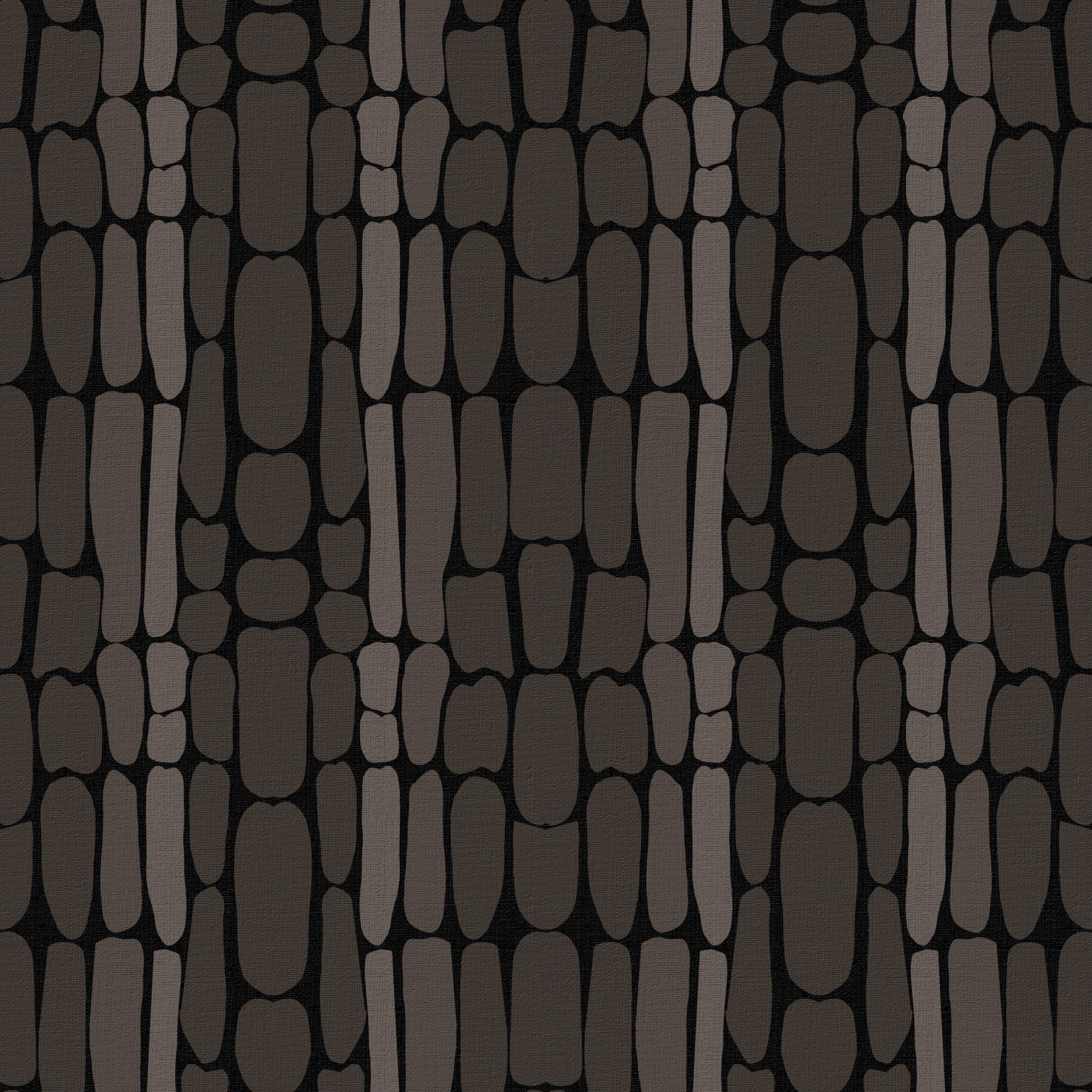Black Textured Stone Abstract Shapes Wallpaper⁠
