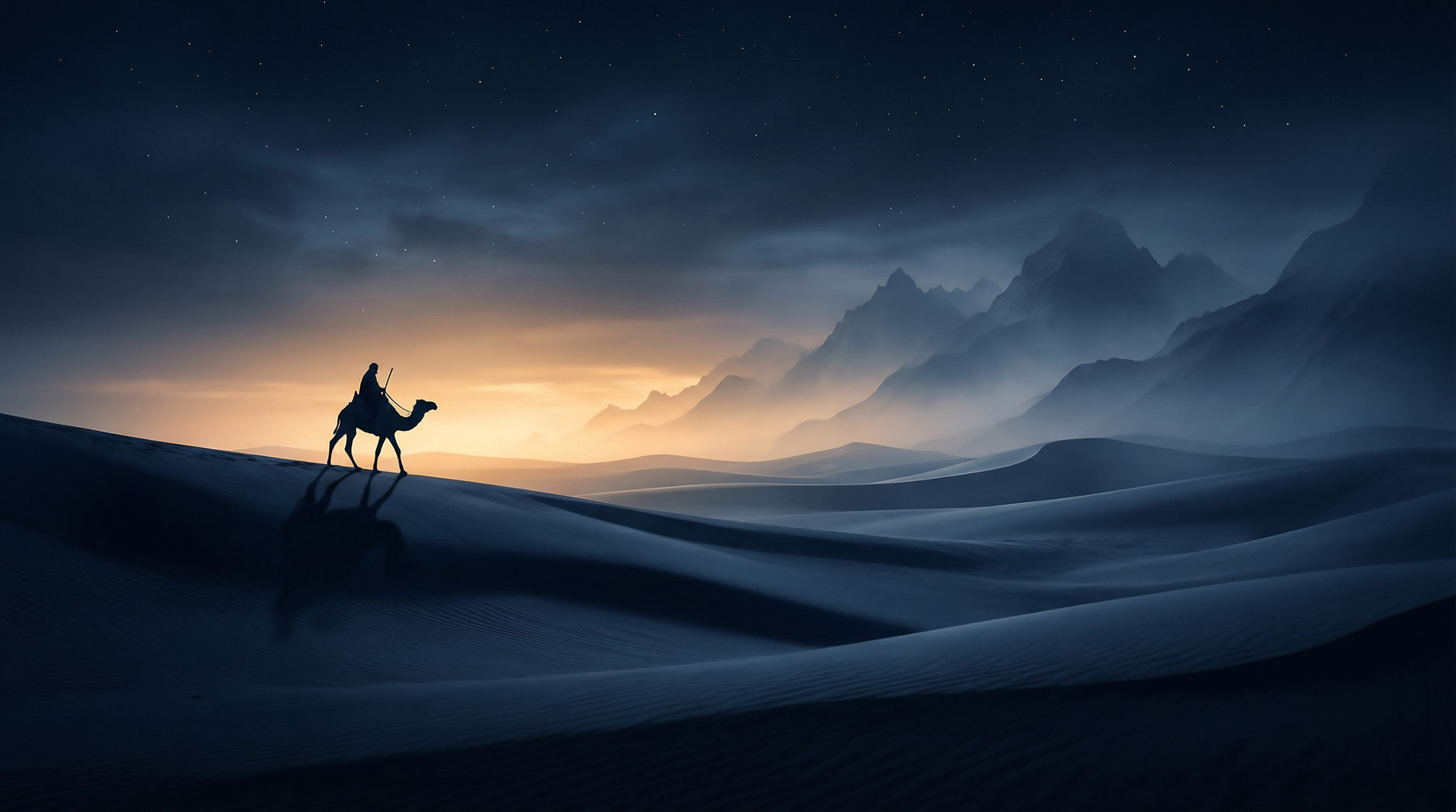 Starry Dune Odyssey Wall Mural