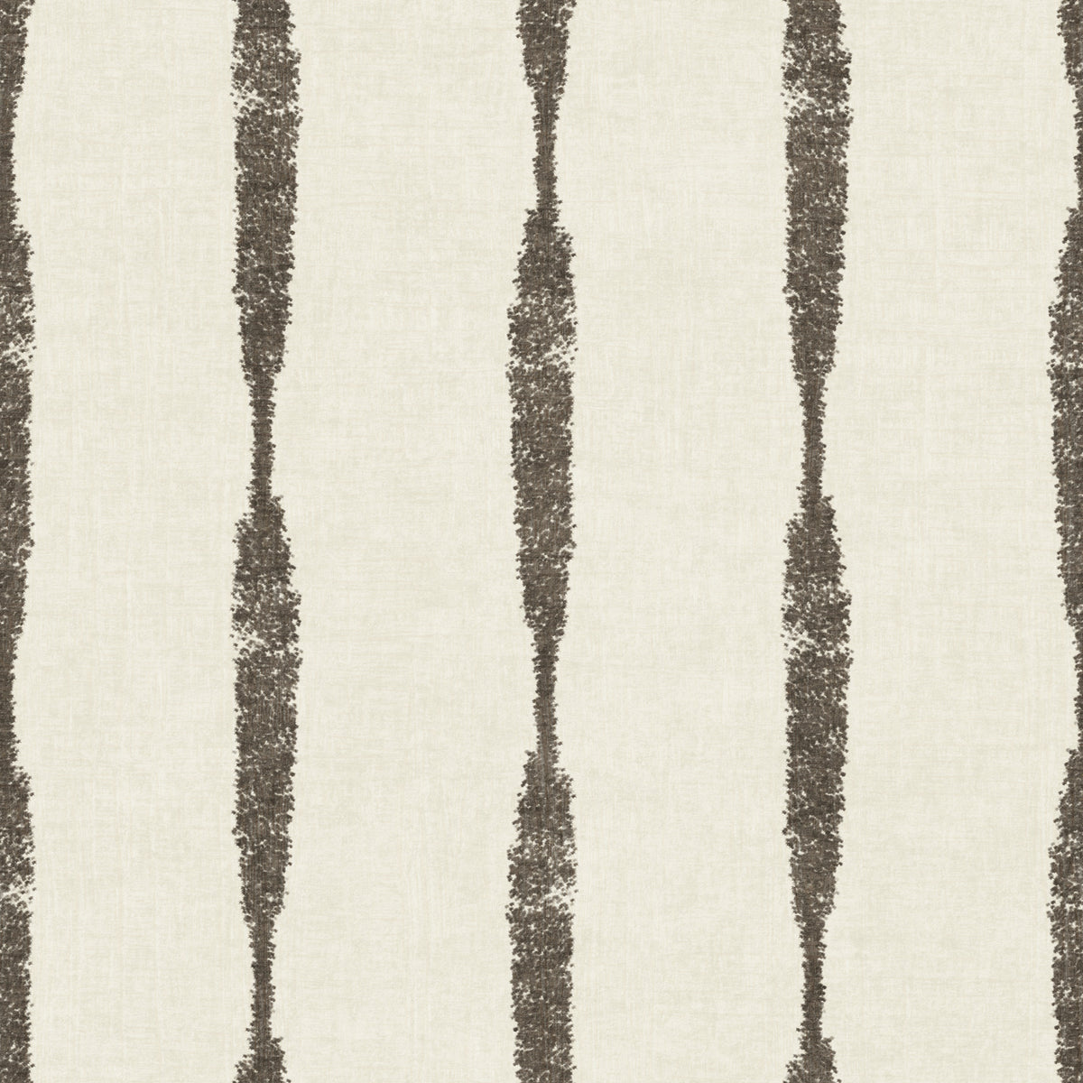 Muted Green Textured Distressed Stripes on Creamy White Wallpaper⁠