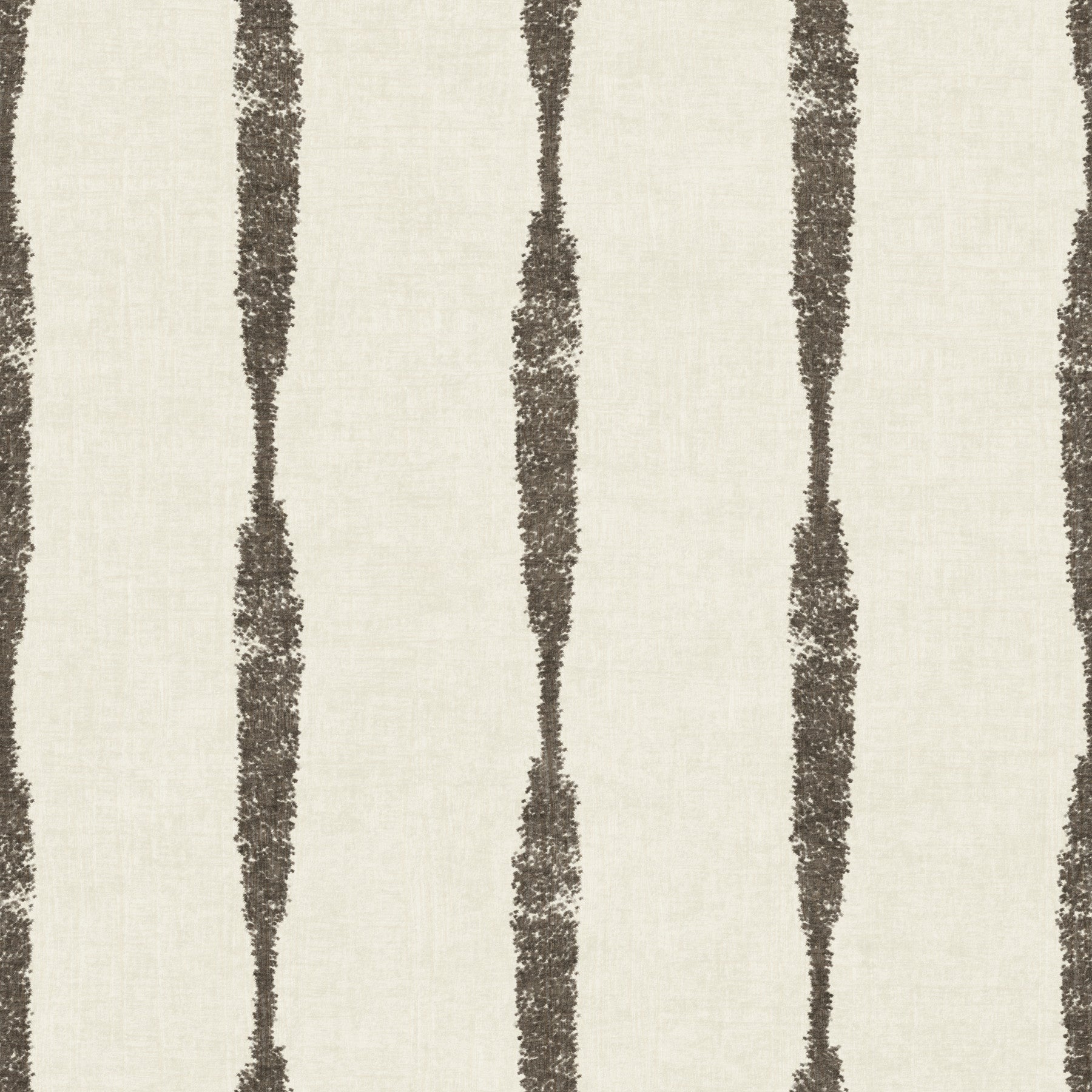 Muted Green Textured Distressed Stripes on Creamy White Wallpaper⁠
