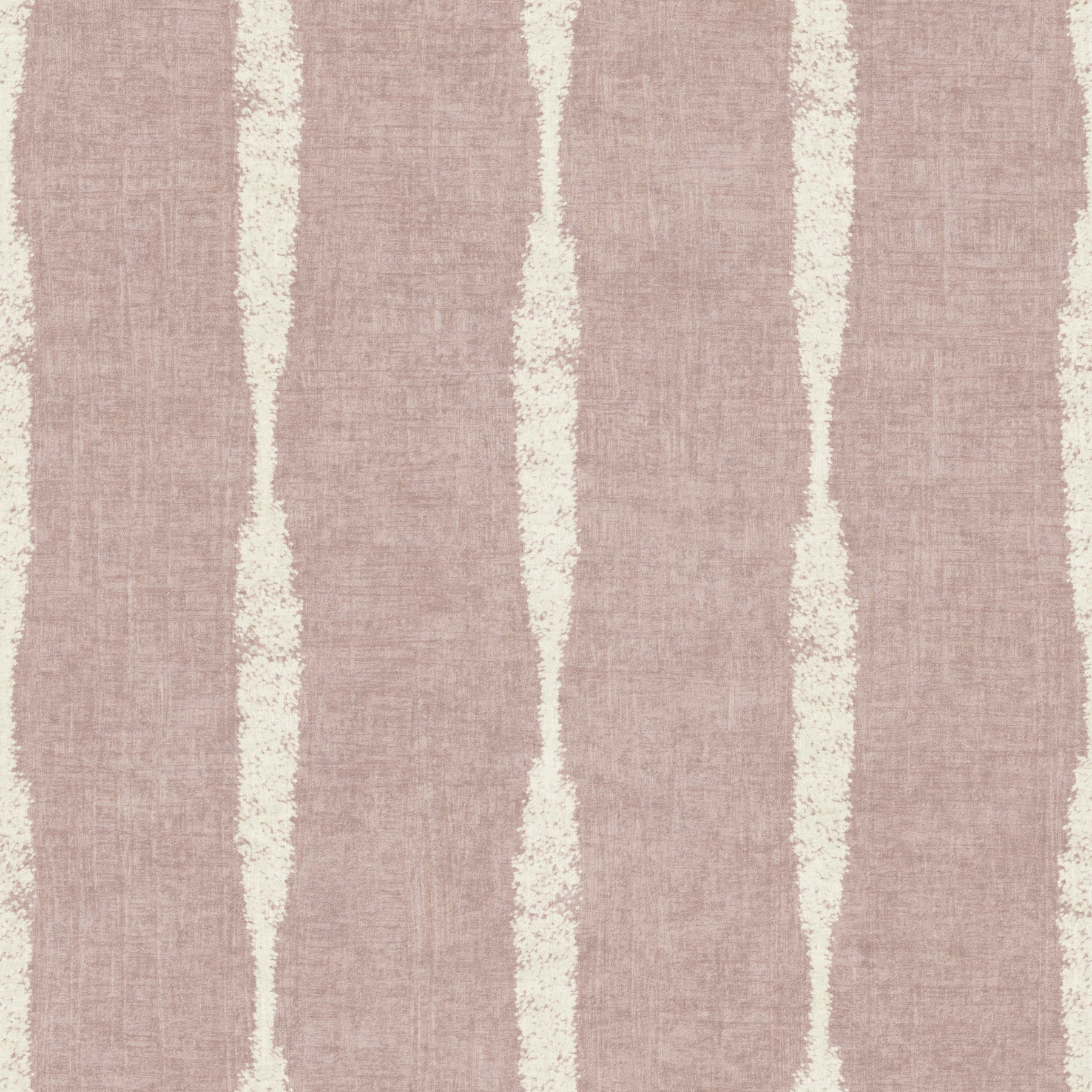 Cream Textured Distressed Stripes on Nude Pink Wallpaper⁠