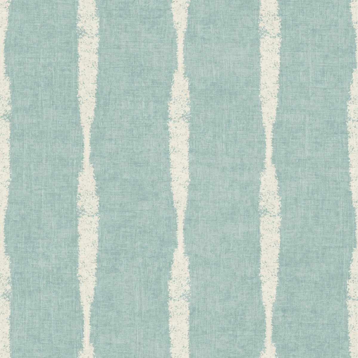 Cream Textured Distressed Stripes on Soft Blue Wallpaper⁠