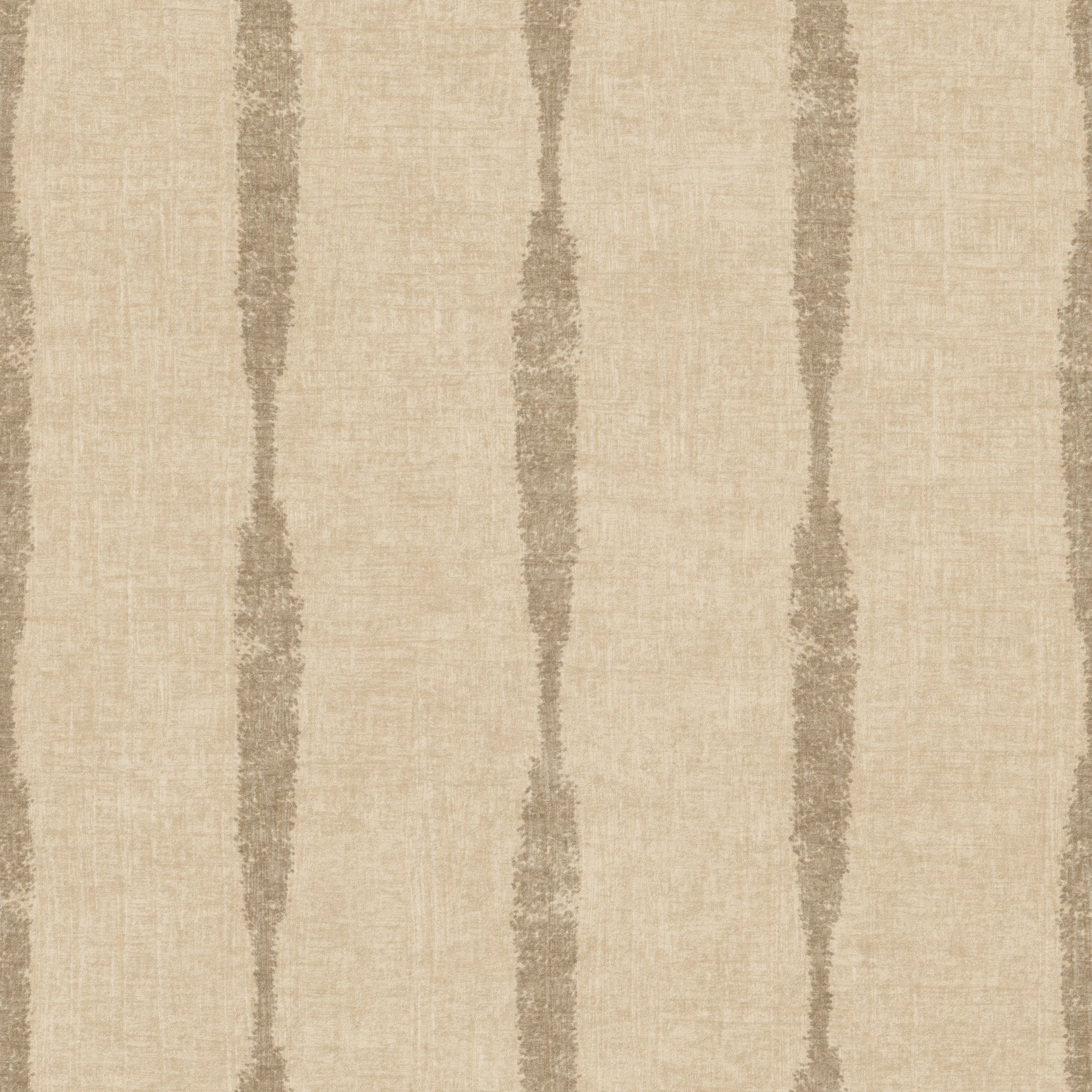 Kaki Textured Distressed Stripes on Warm Beige Wallpaper⁠
