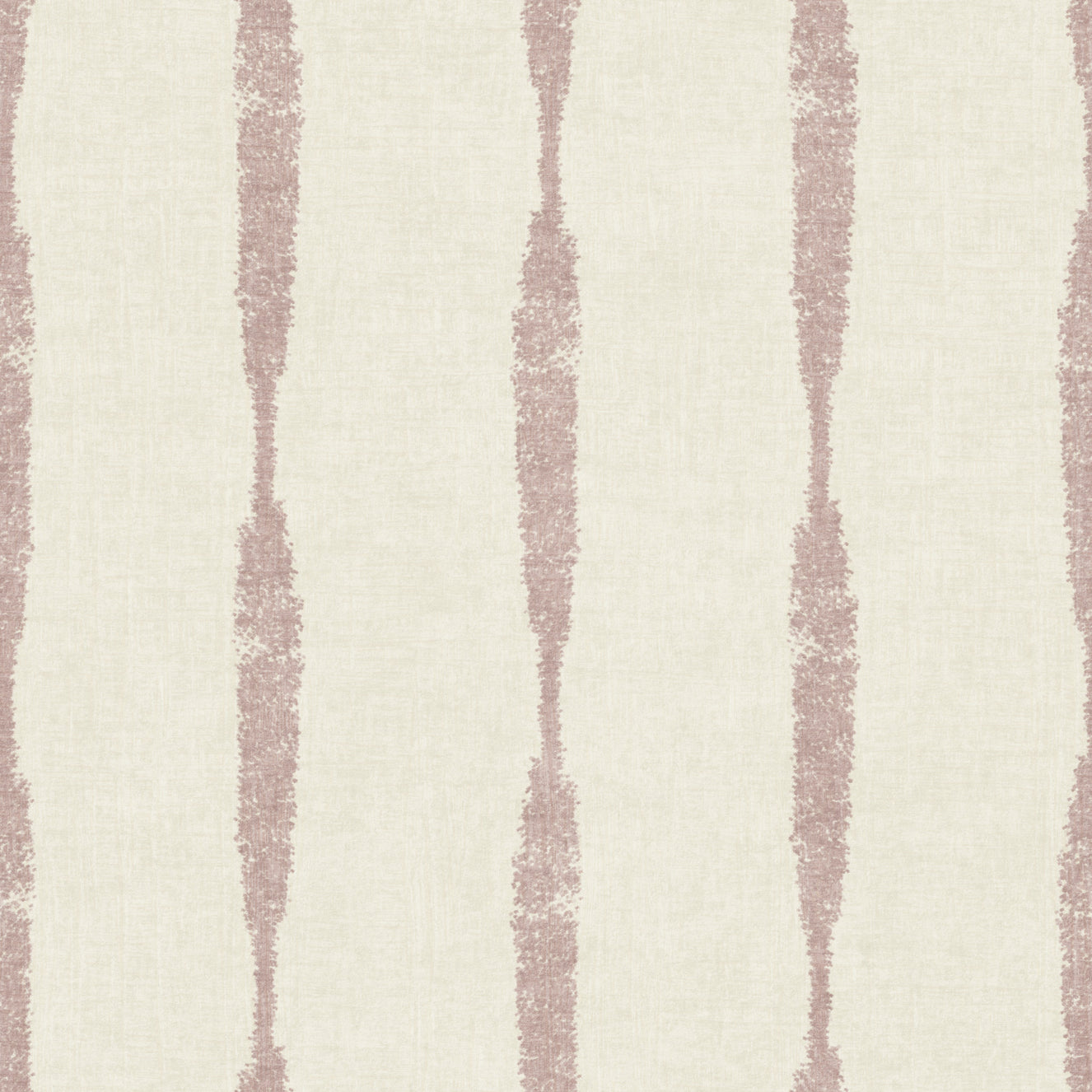 Nude Pink Textured Distressed Stripes on Cream Wallpaper⁠