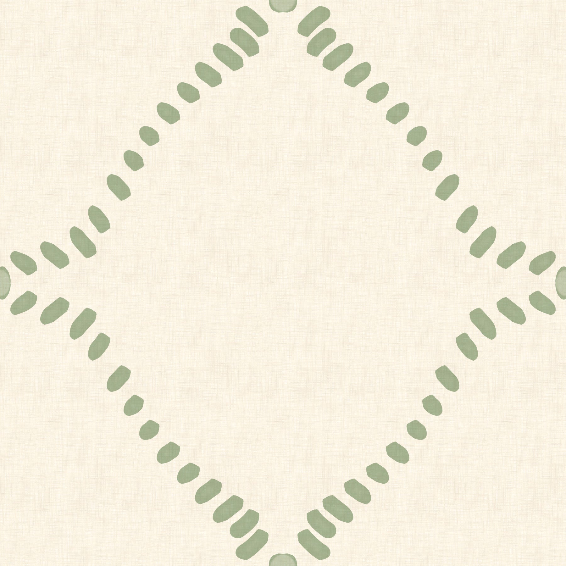 Beachy Boho Costal Green Dotted Lattice Wallpaper⁠