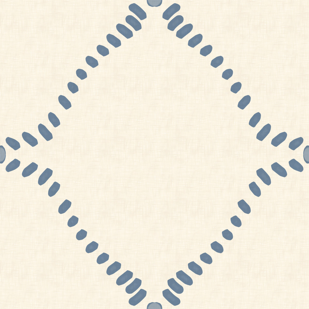 Beachy Boho Costal Slate Blue Dotted Lattice Wallpaper⁠