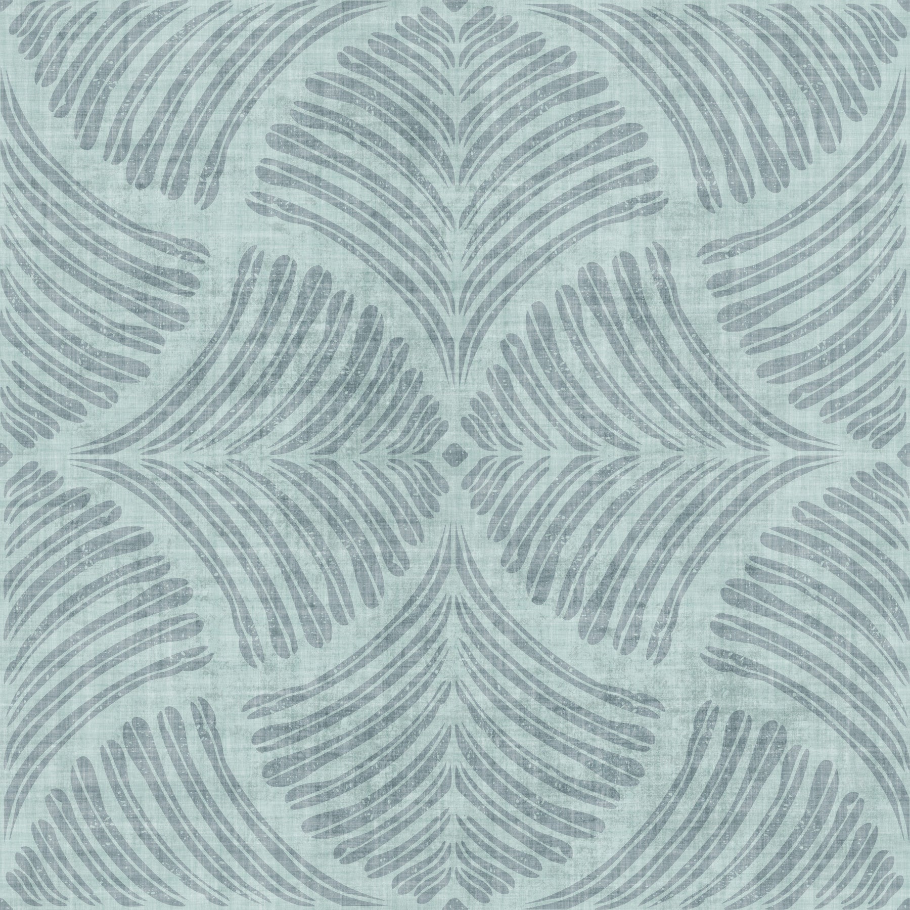 Soft Blue Textured Scallops Fan Japandi Minimalist  Wallpaper⁠