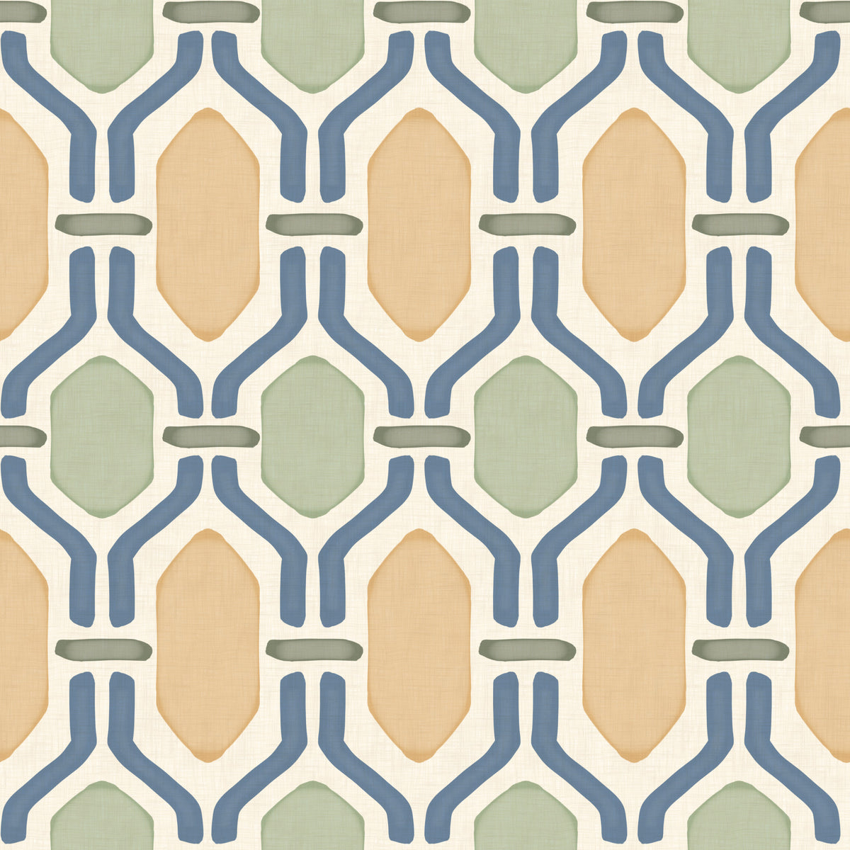 Art Deco Trellis Wallpaper⁠