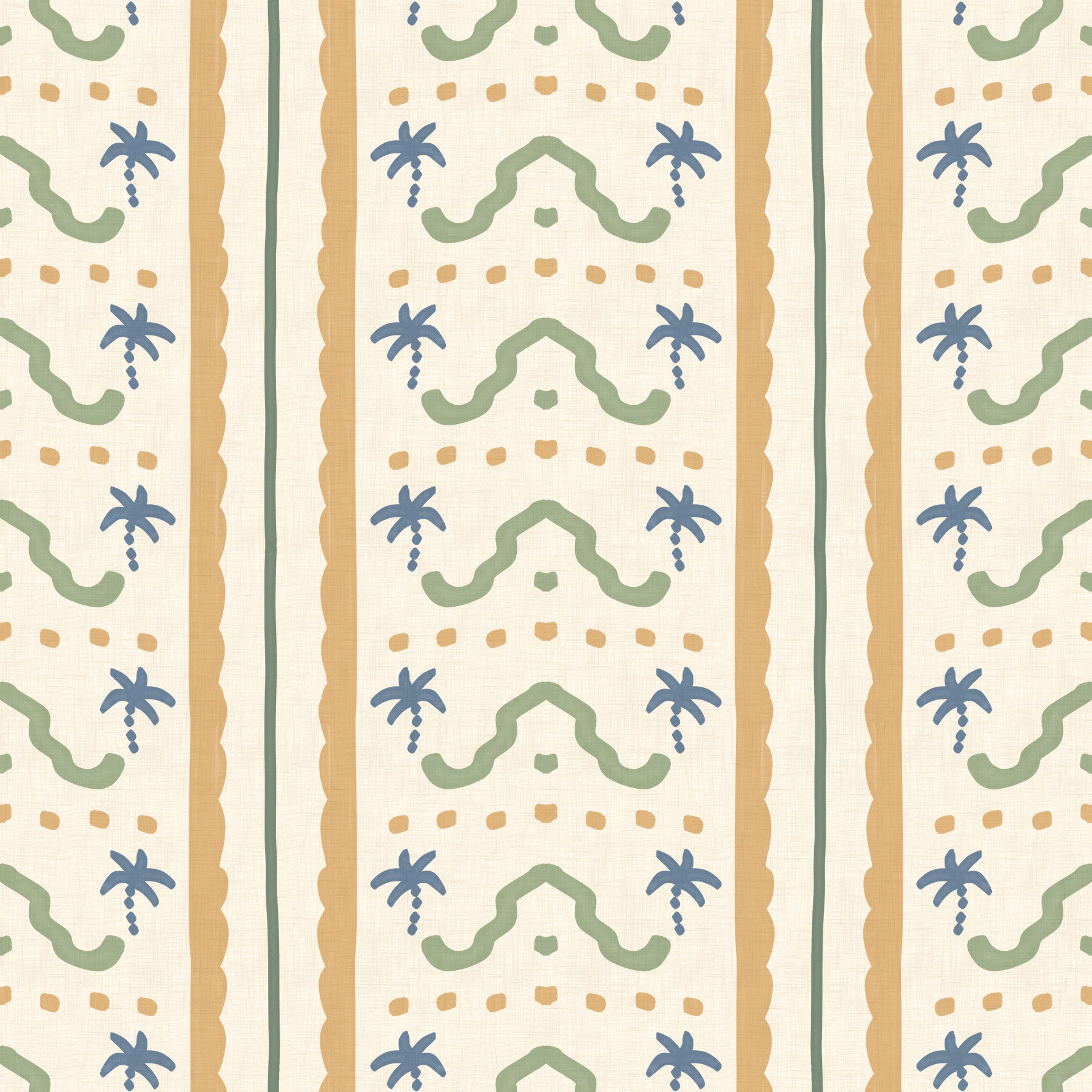Marrakesh Striped Ornament Wallpaper⁠