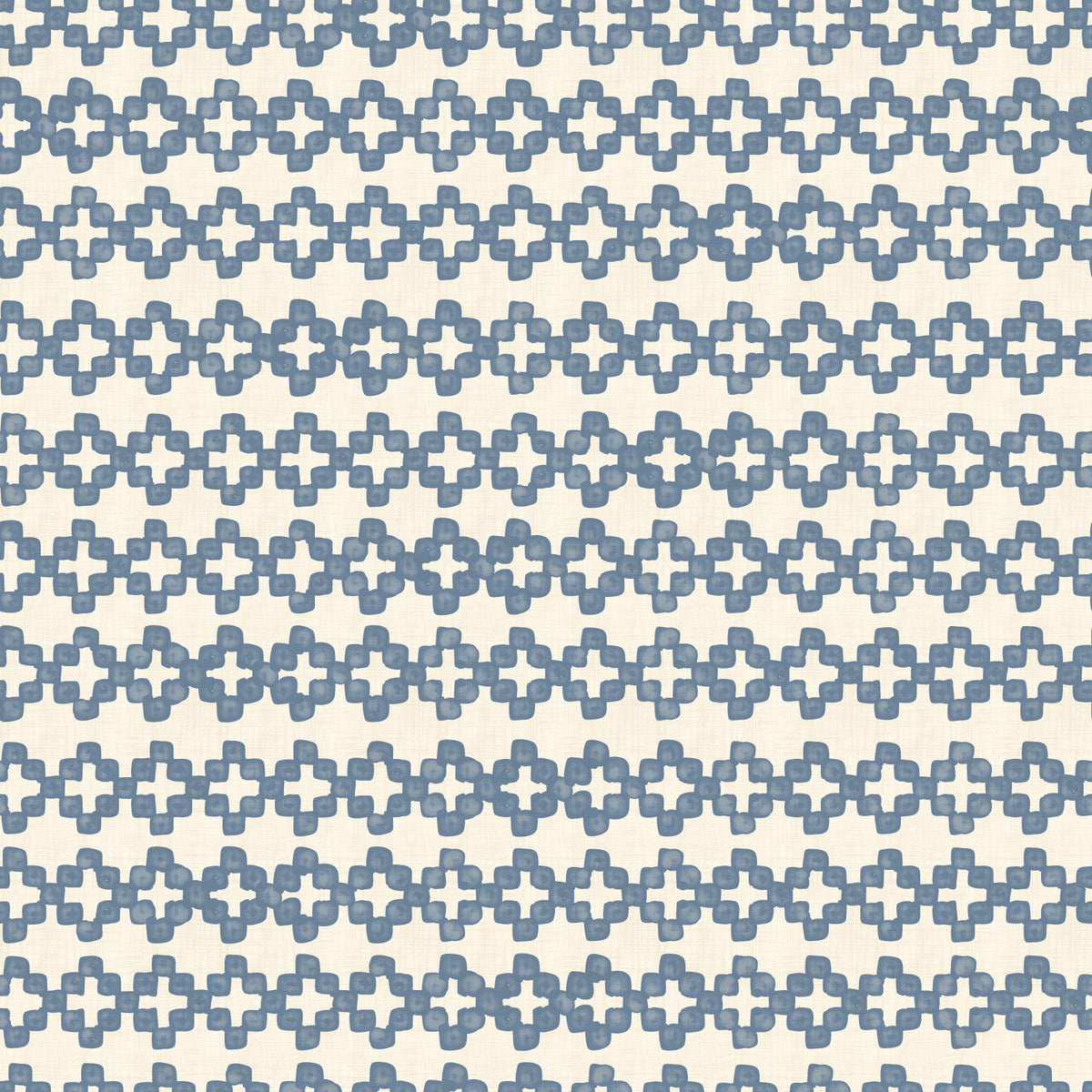 Zellige Cross Ornament Slate Blue Wallpaper⁠ in your room — zoomed