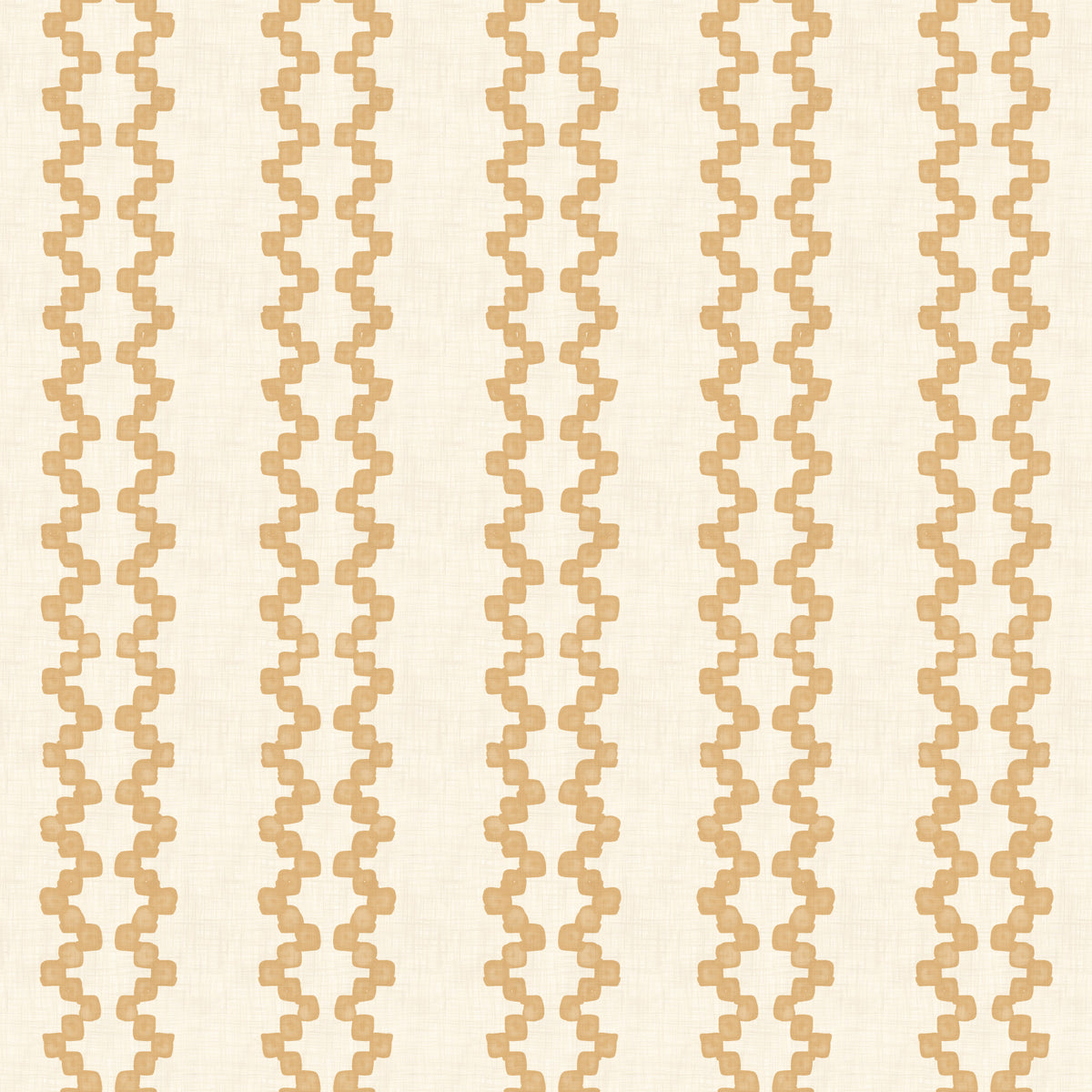 Zellige Striped Ornament Sand Wallpaper⁠