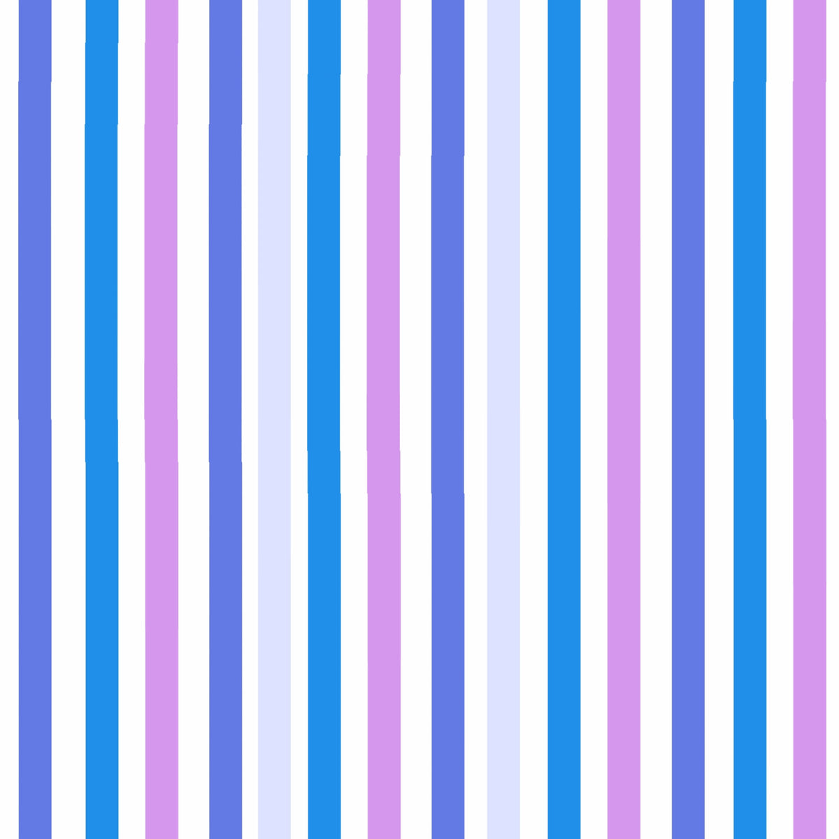 Blue & Lilac Vertical Harmony Stripes Wallpaper⁠