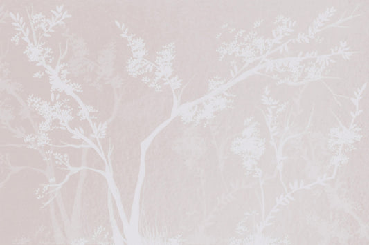 Muted Blossom Canopy Neutrals Wall Mural
