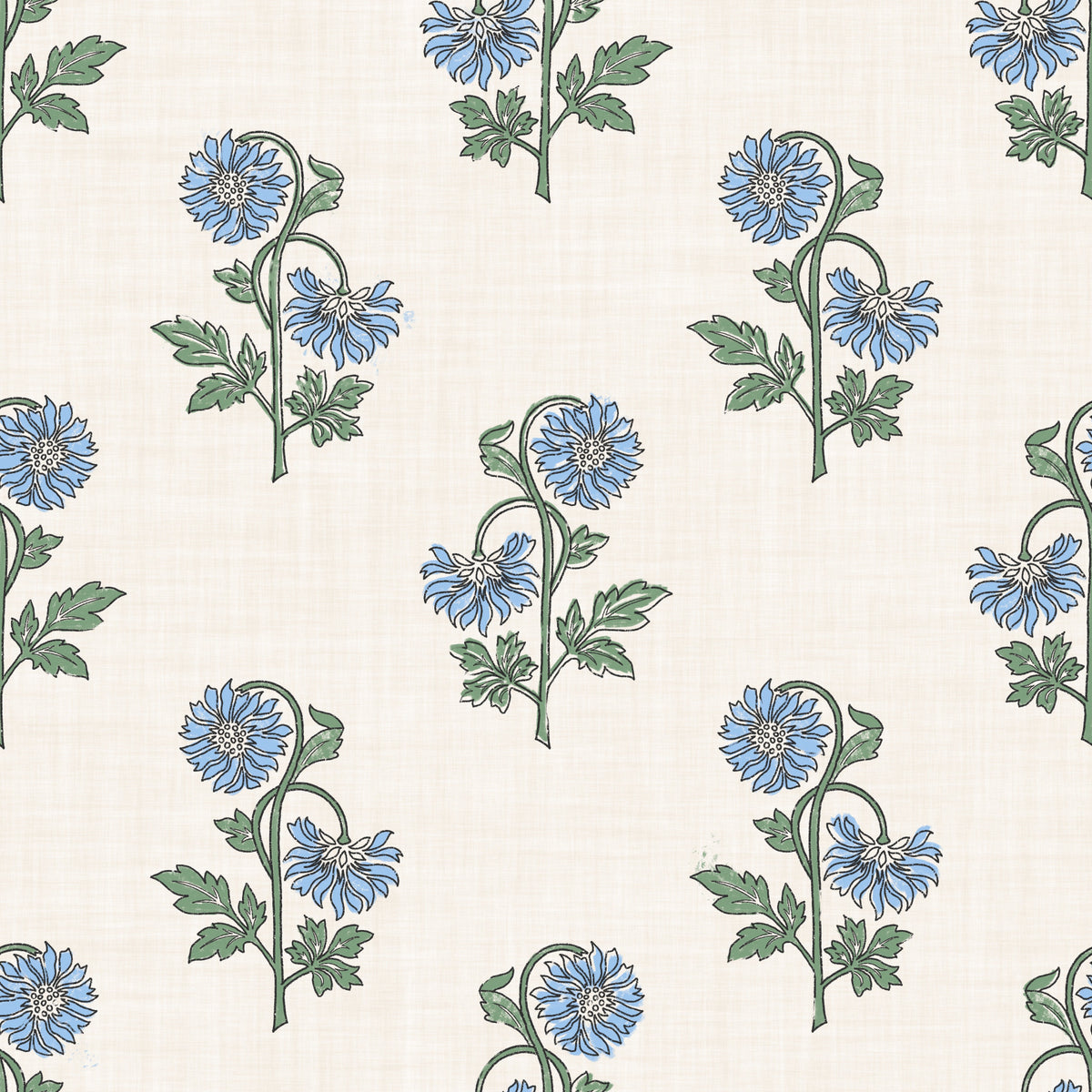Azure Petal Harmony Wallpaper⁠