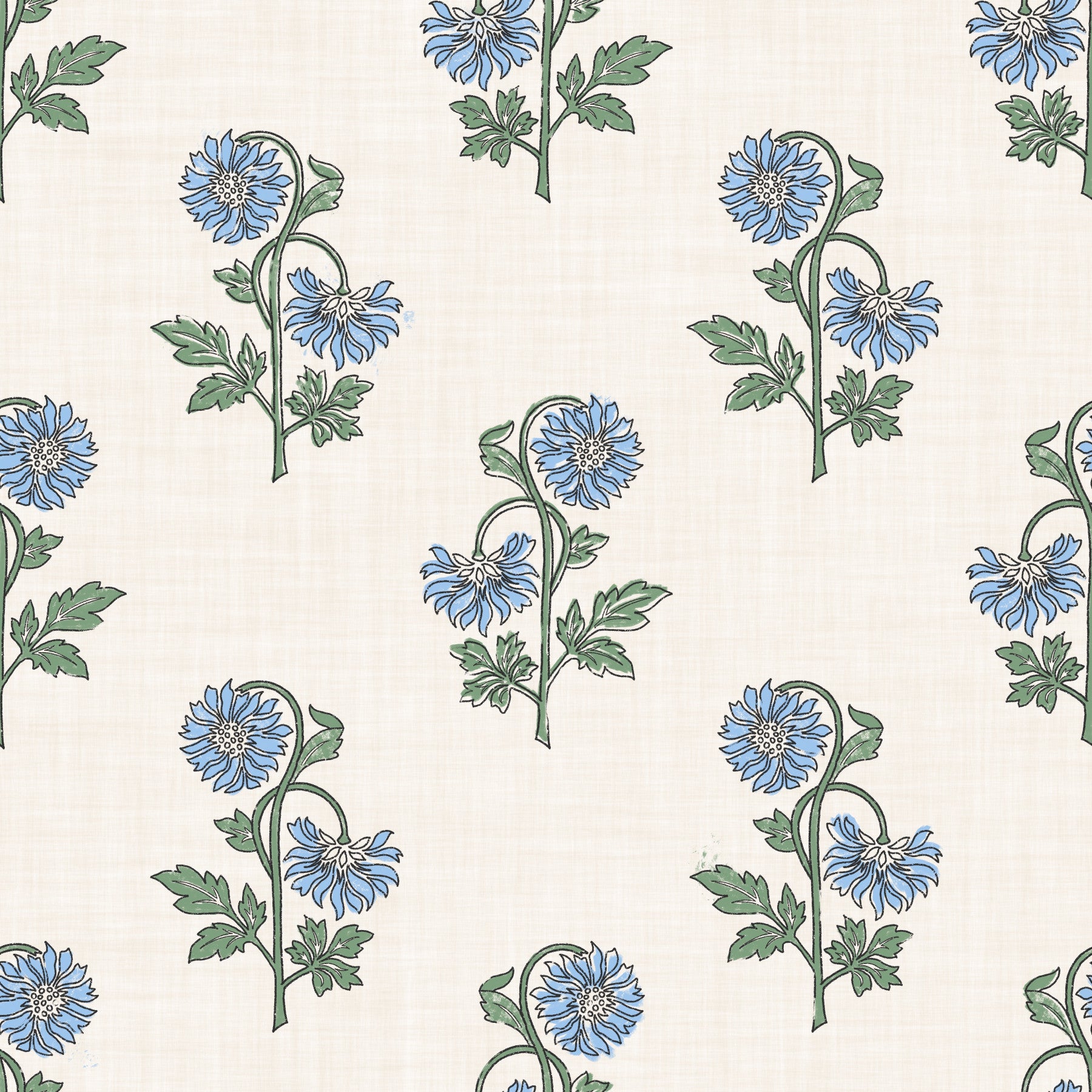 Azure Petal Harmony Wallpaper⁠
