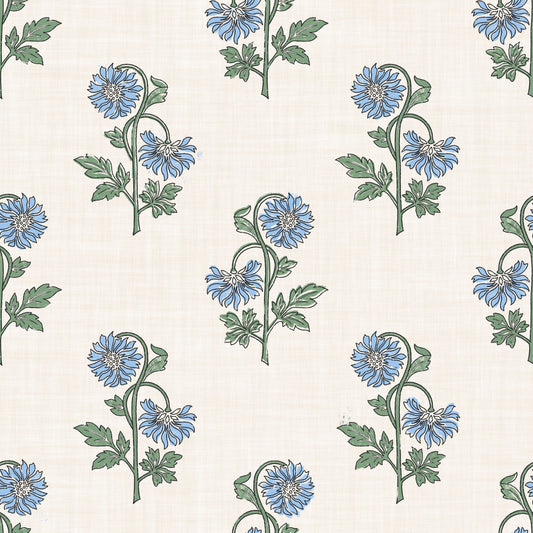Azure Petal Harmony Wallpaper⁠