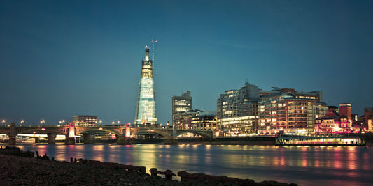 London Skyline: Twilight on the Thames Wall Mural