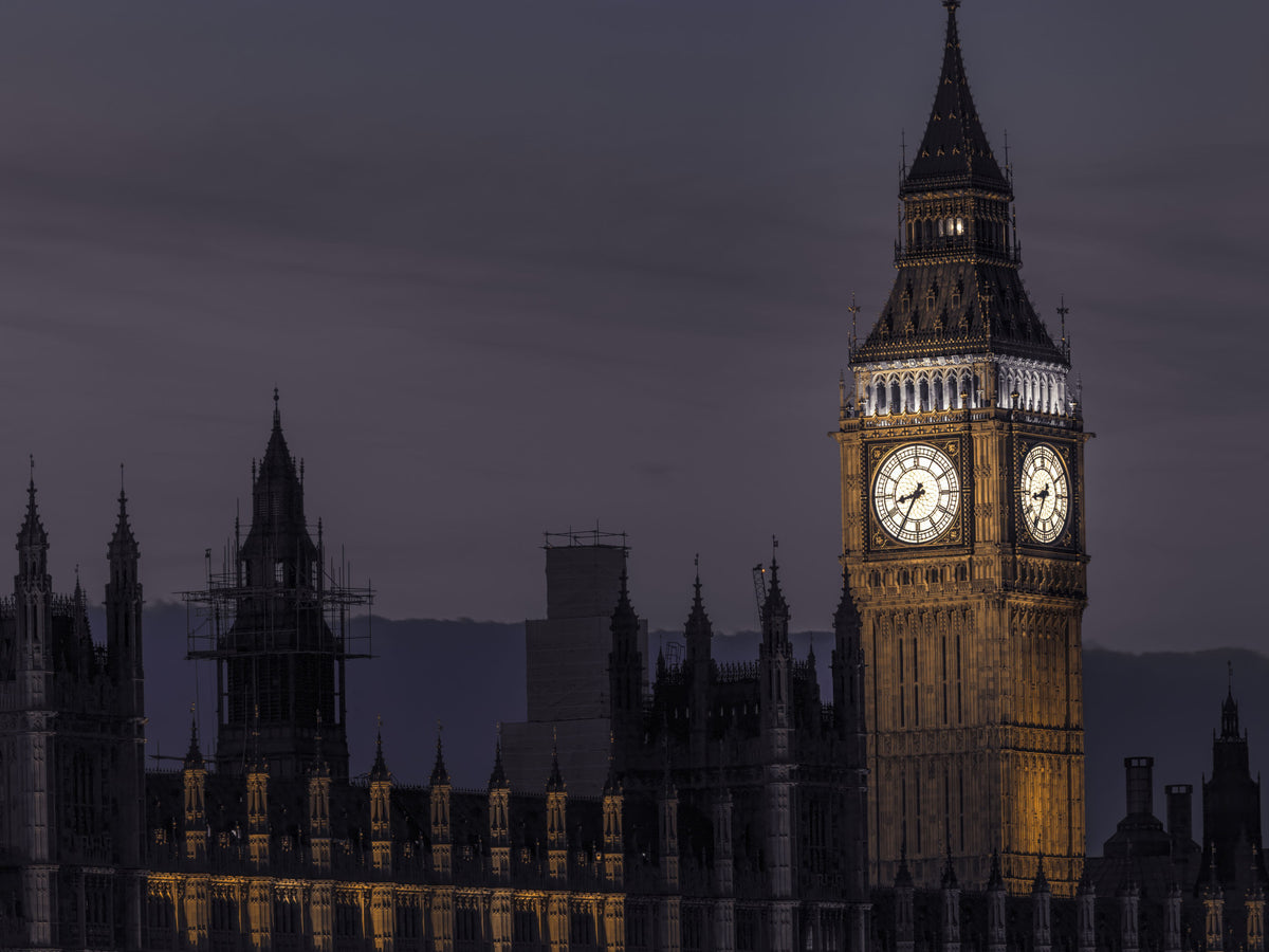 Twilight Over Big Ben Wall Mural