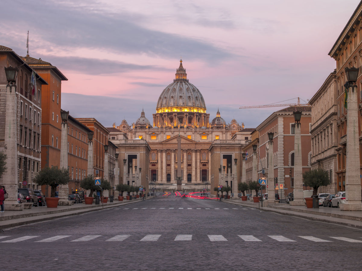 St. Peter's Basilica: Twilight Grandeur Wall Mural
