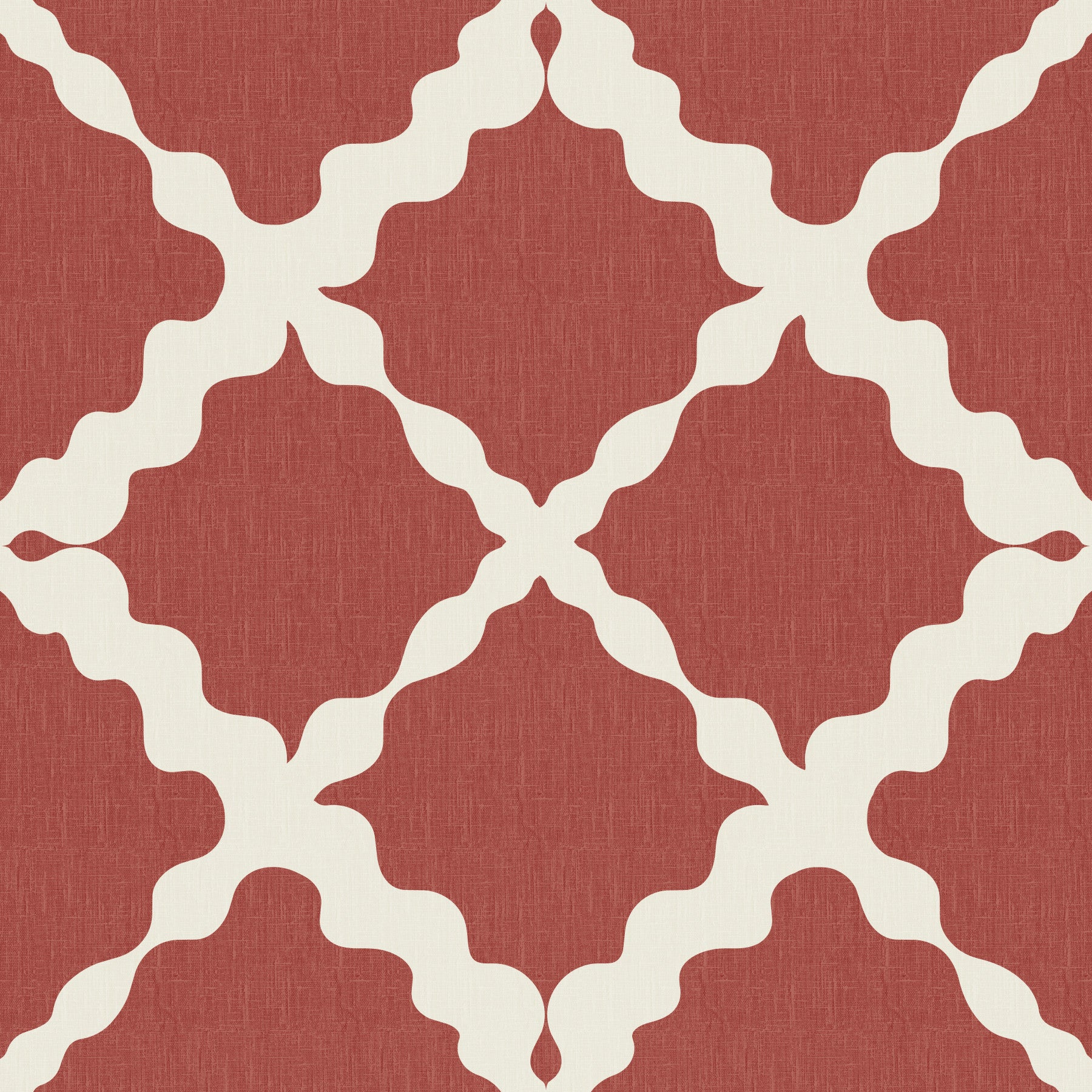 Textured Lattice Trellis Geometric Rust Minimalist Modern  Wallpaper⁠