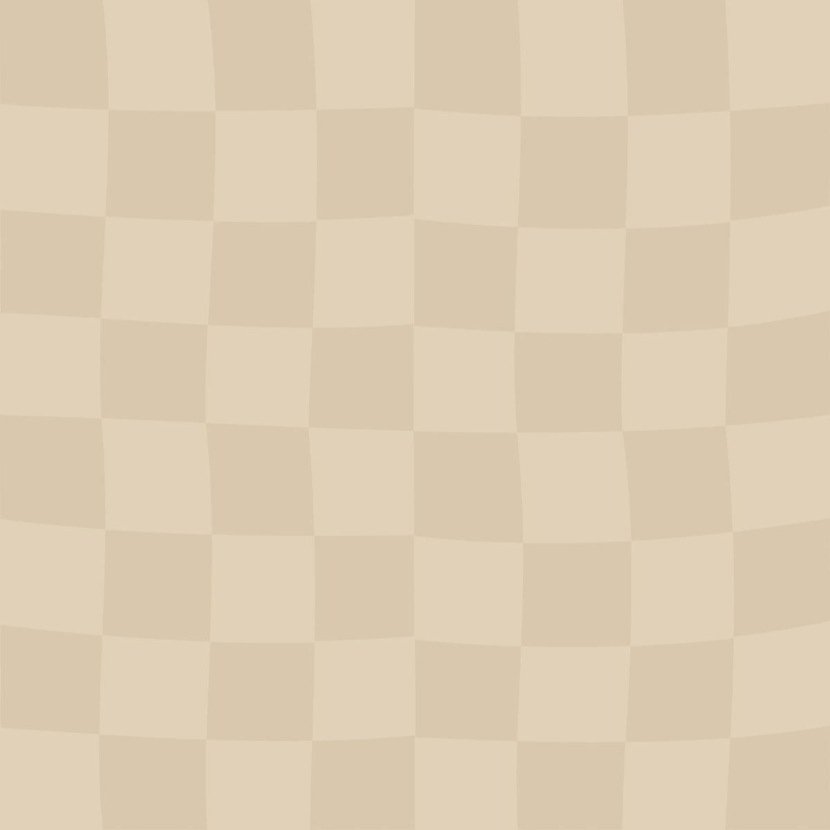 Cafe Latte Wavy Beige Checks Wallpaper⁠