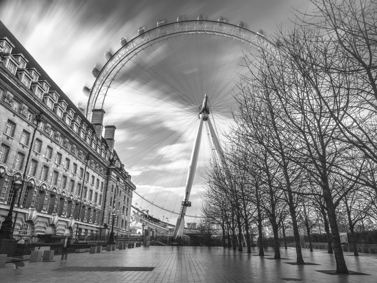 London Eye: Monochrome Majesty Wall Mural